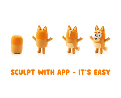 Hey Clay Bluey & Friends Set (15 cans)