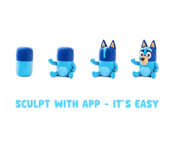 Hey Clay Bluey & Friends Set (15 cans)