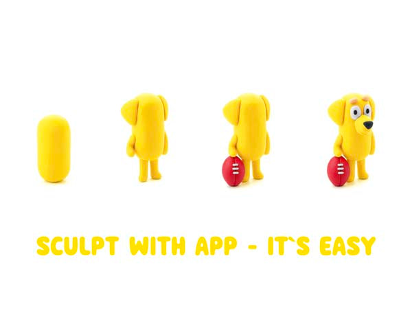 Hey Clay Bluey & Friends Set (15 cans)