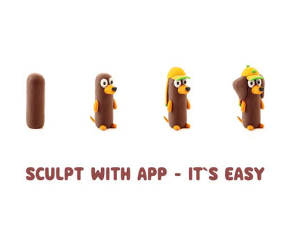 Hey Clay Bluey & Friends Set (15 cans)