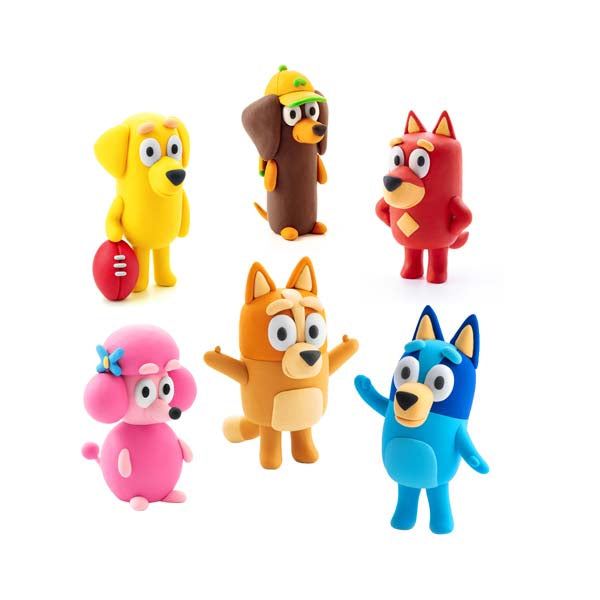 Hey Clay Bluey & Friends Set (15 cans)