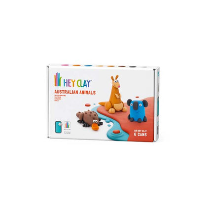Hey Clay Australian Animals Medium Set (6 Cans)