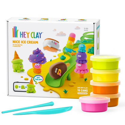 Hey Clay Nice Ice Cream Set