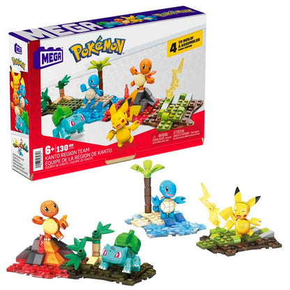 Mega Blocks Pokemon Kanto Team