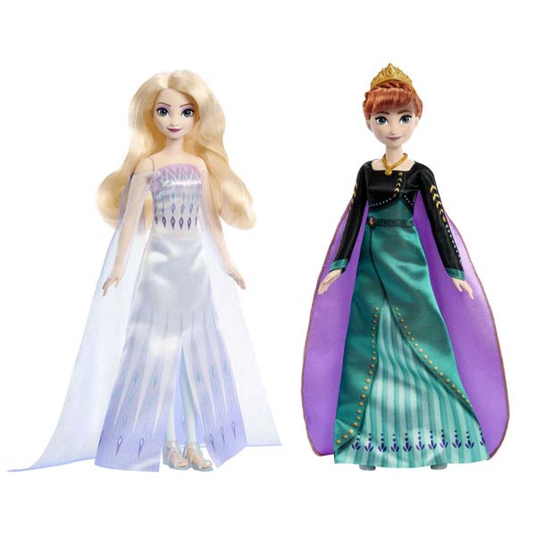 Disney Frozen 2 Queen Anna and Elsa the Snow Queen Fashion Doll Set