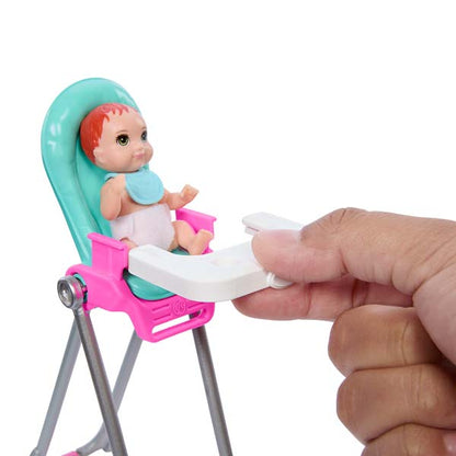 Barbie Skipper Babysitter Playset Friend Flower Dress