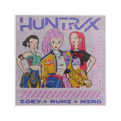 Kpop Demon Hunters Gem Art Canvas 25X25cm