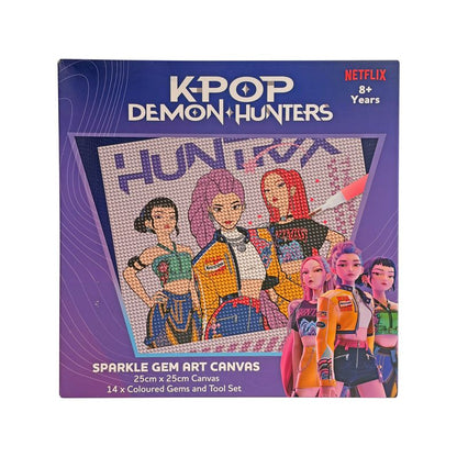Kpop Demon Hunters Gem Art Canvas 25X25cm