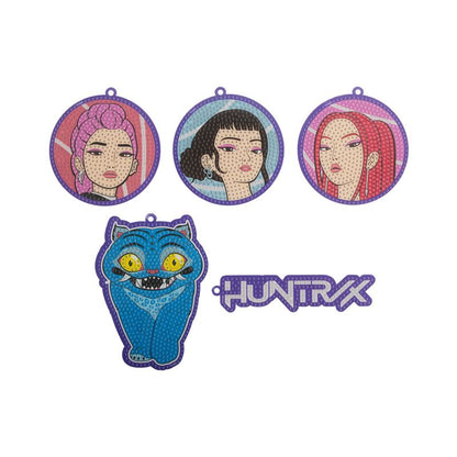 Kpop Demon Hunters Gem Art Key Chain 5pk