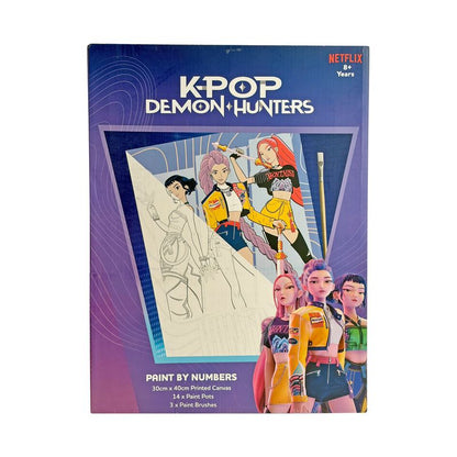 Kpop Demon Hunters Paint By Numbers 30X40