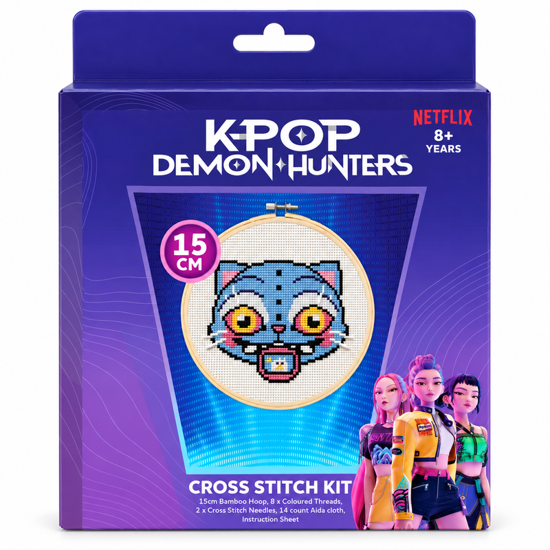 Kpop Demon Hunters Cross Stitch Kit