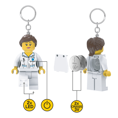 Lego Nurse Key Light (Female)