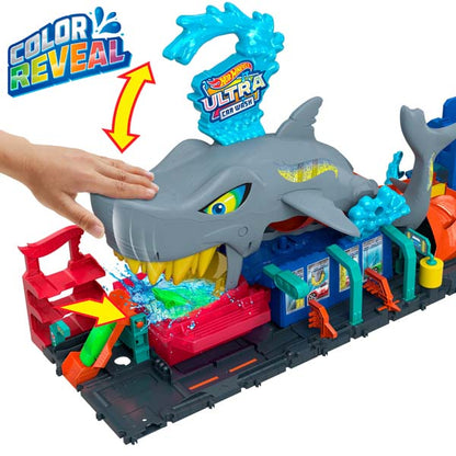 Hot Wheels City Ultra Shark Car Wash