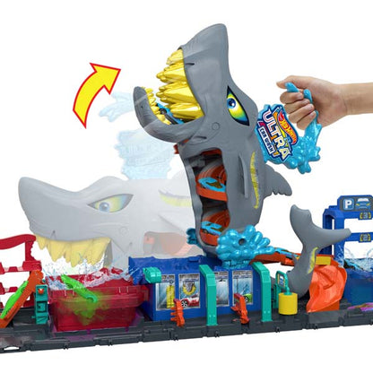 Hot Wheels City Ultra Shark Car Wash