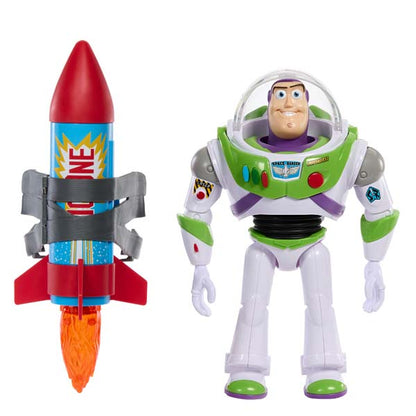 Pixar Large Scale Feature Figure Buzz With Rocket