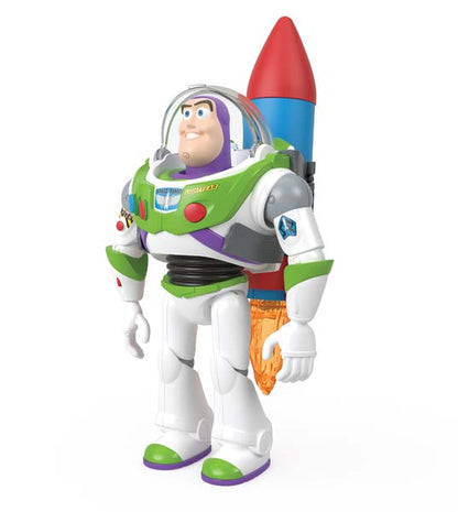 Pixar Large Scale Feature Figure Buzz With Rocket