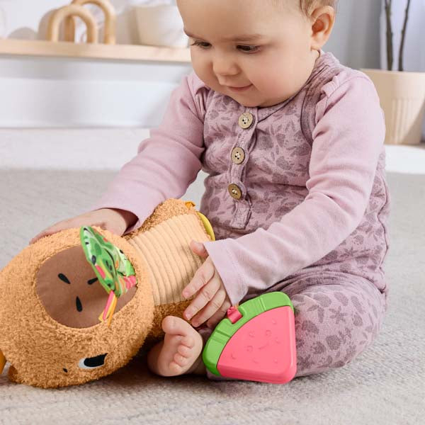 Fisher-Price Sensimals Snuggly Snacky Capy