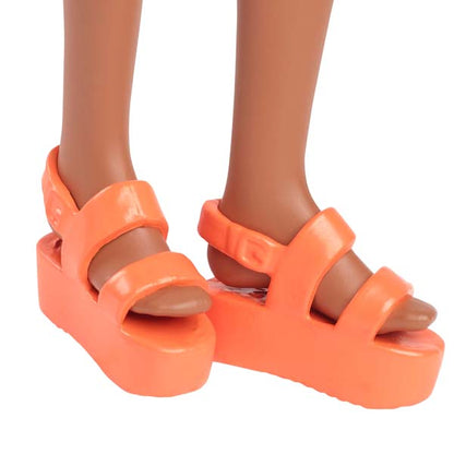 Barbie Fashionista Pink & Orange Check Dress