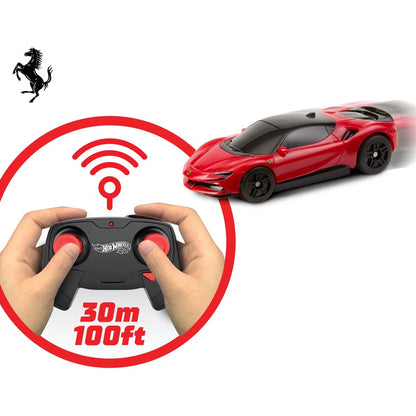 Hot Wheels RC 1:64 Scale Ferrari SF90 Stradale Assetto Fiorano Vehicle