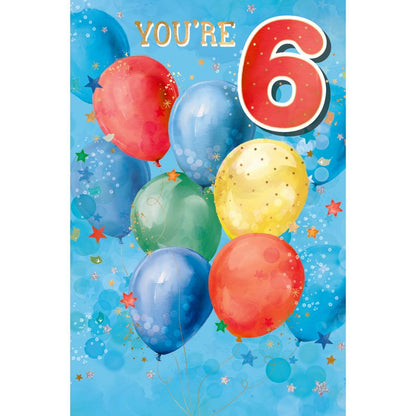 Elegance Card Birthday Boy 6th