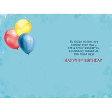 Elegance Card Birthday Boy 6th