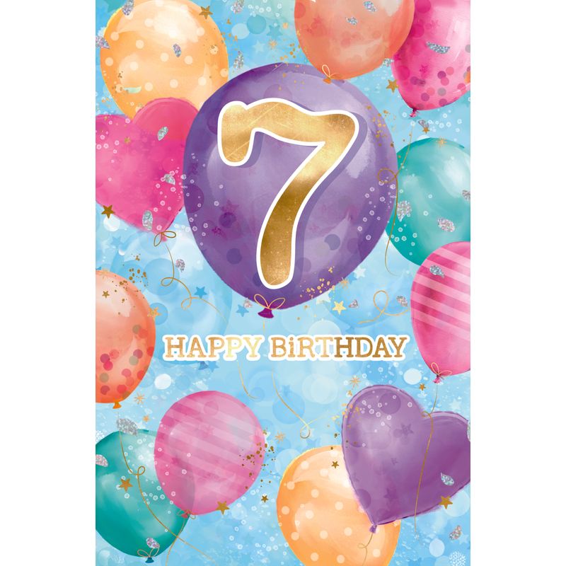 Elegance Card Birthday Girl 7th