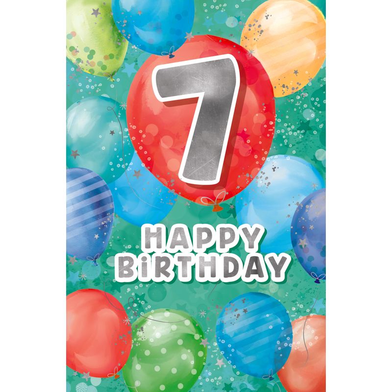Elegance Card Birthday Boy 7th