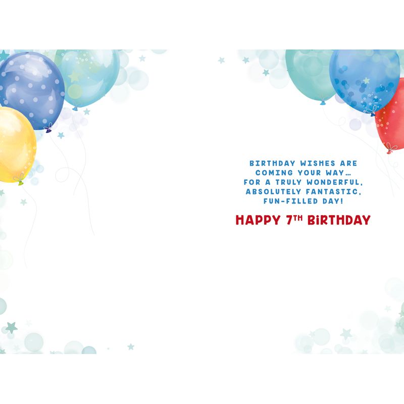 Elegance Card Birthday Boy 7th