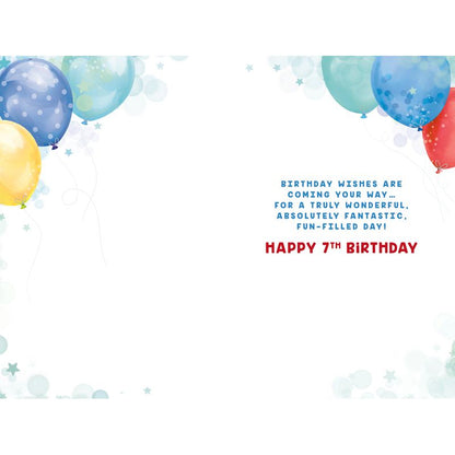 Elegance Card Birthday Boy 7th