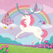 Large Gift Bag Girl Party Unicorn 32cm H x 25cm W x 12cm D