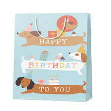 Jumbo Gift Bag Girl Dog  44cm H x 33cm W x 10cm D