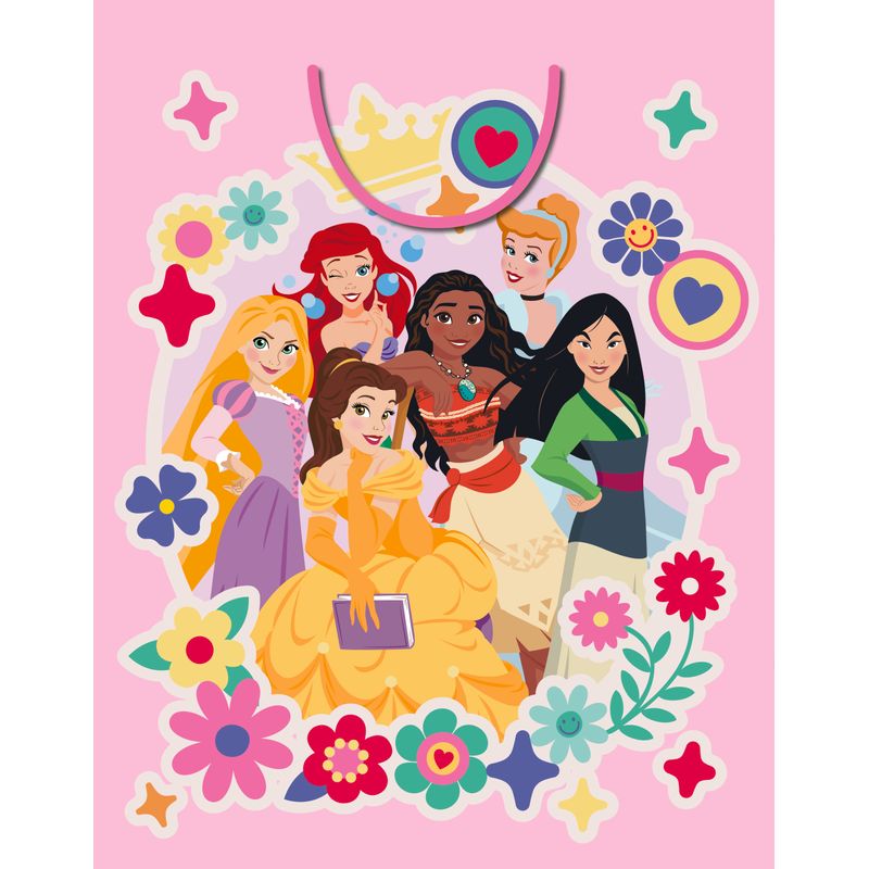 Medium Gift Bag Disney Princess Frame 22cm H x 17cm W x 10cm D
