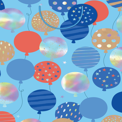 Jumbo Gift Bag Male Balloon  44cm H x 33cm W x 10cm D
