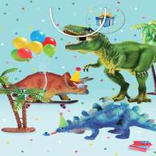 Jumbo Gift Bag Boy Dino  44cm H x 33cm W x 10cm D