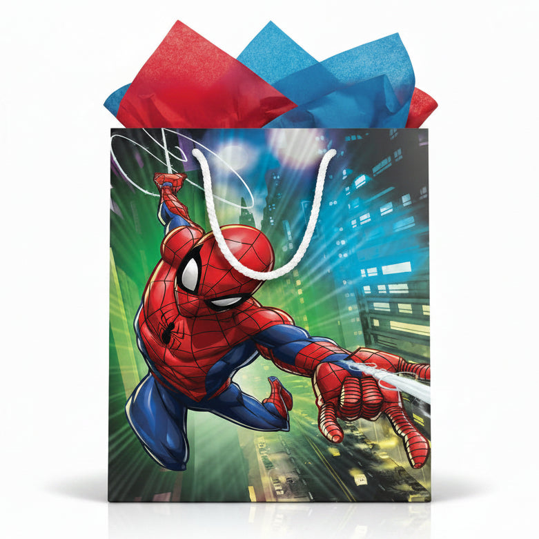 Jumbo Gift Bag Marvel Spider-Man  44cm H x 33cm W x 10cm D