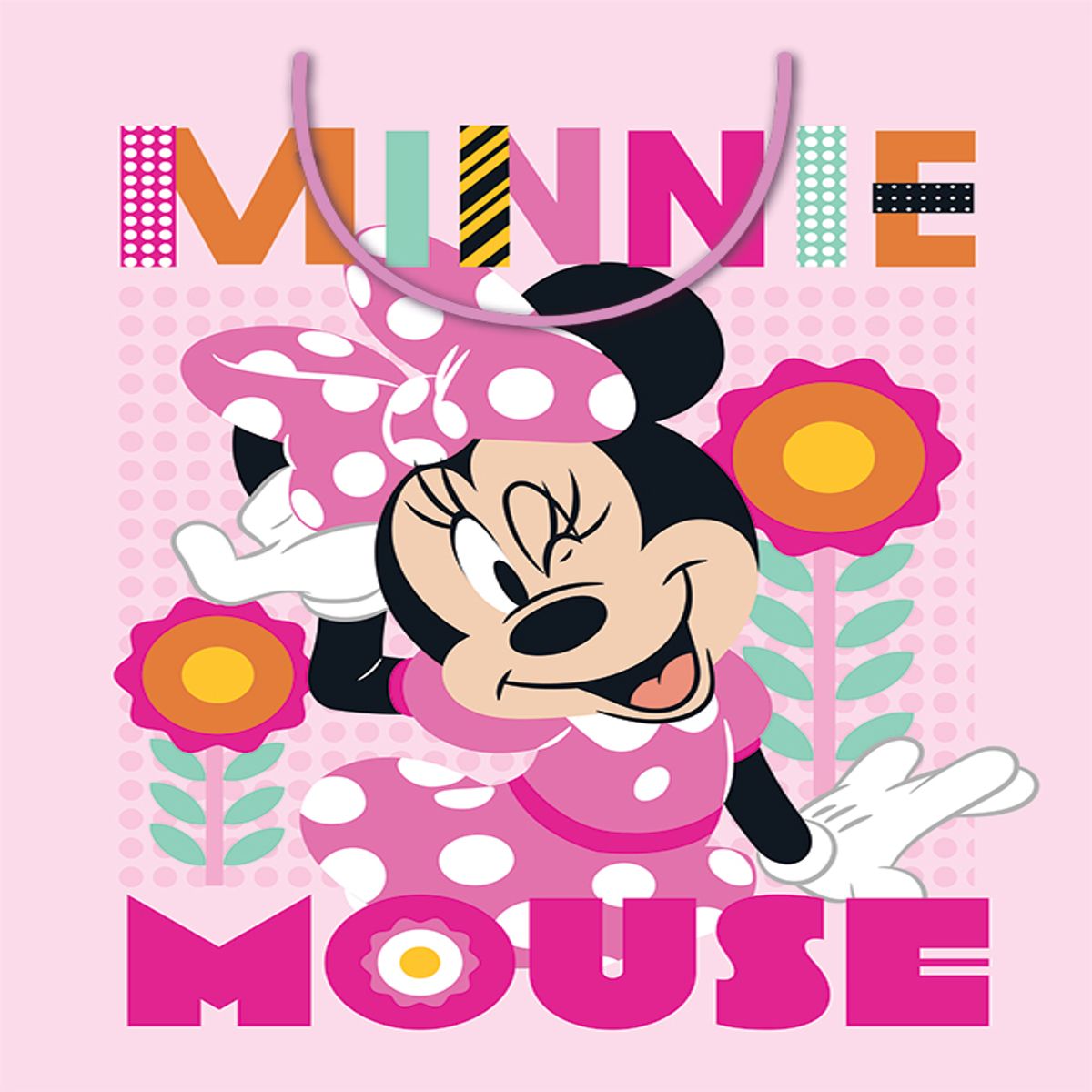 Medium Gift Bag Minnie Type 22cm H x 17cm W x 10cm D