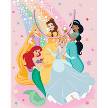 Large Gift Bag Disney Princess Rainbow 32cm H x 25cm W x 12cm D