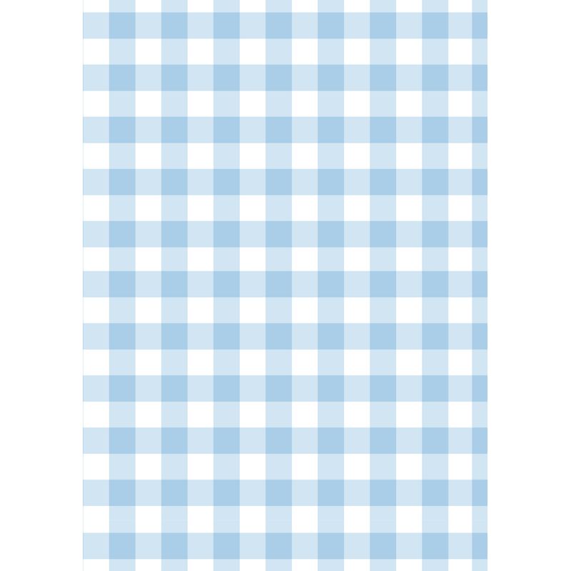 Folded Wrap Baby Blue Gingham 70cm x 49cm