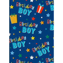 Folded Wrap Juvenile Boy Birthday 70cm x 49cm