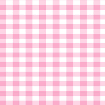 Folded Wrap Baby Gingham Pink 70cm x 49cm
