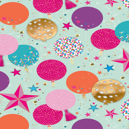 Folded Wrap Girl Balloon 70cm x 49cm