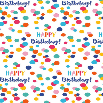 Folded Wrap Gen Bday Balloon Text 70cm x 49cm