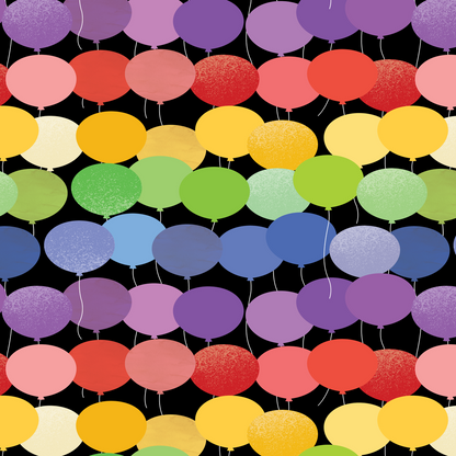 Folded Wrap General Bday Rainbow Balloon 70cm x 49cm