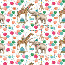 Folded Wrap Birthday Animals 70cm x 49cm