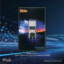 Decorative Wall Mount Frame For LEGO® 10300 Back to the Future Time Machine(Without LED)-Style B