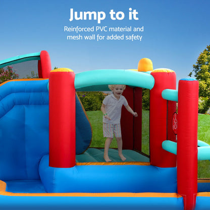 Kids Inflatable Water Slide Splash Pool Park Jumping Castle Bounce 615X322CM