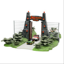 Jurassic Park Nano Scene Diorama With 2 Vehicles