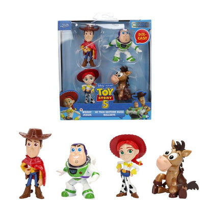 Toy Story 5 Jessie, Woody, Buzz & Bullseye Metalfigs 2.5" Die-Cast Figure 4-Pack