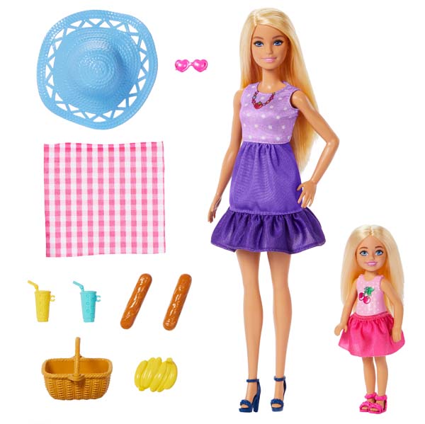 Barbie Family & Friends Dolls & Accessories Picnic Themed Playset