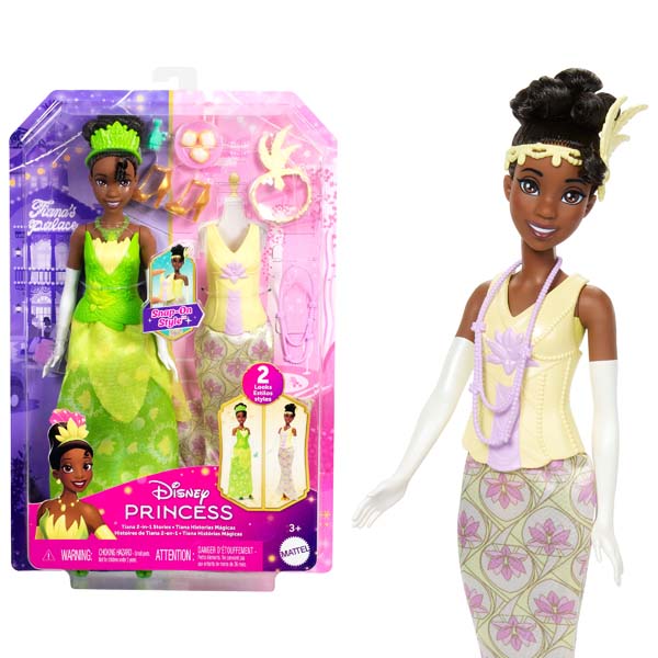 Disney Princess Tiana 2-In-1 Stories Fashion Doll